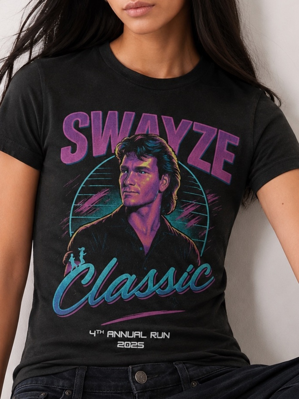 New Balance x The Nations Run Club Swayze Classic 2025 Race T-Shirt Black Small